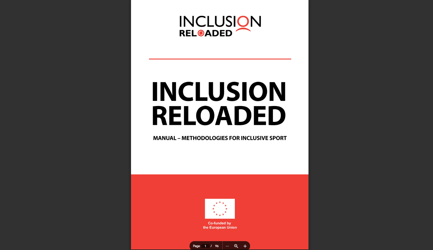 MANUAL – METHODOLOGIES FOR INCLUSIVE SPORT – Inclusion Reloaded